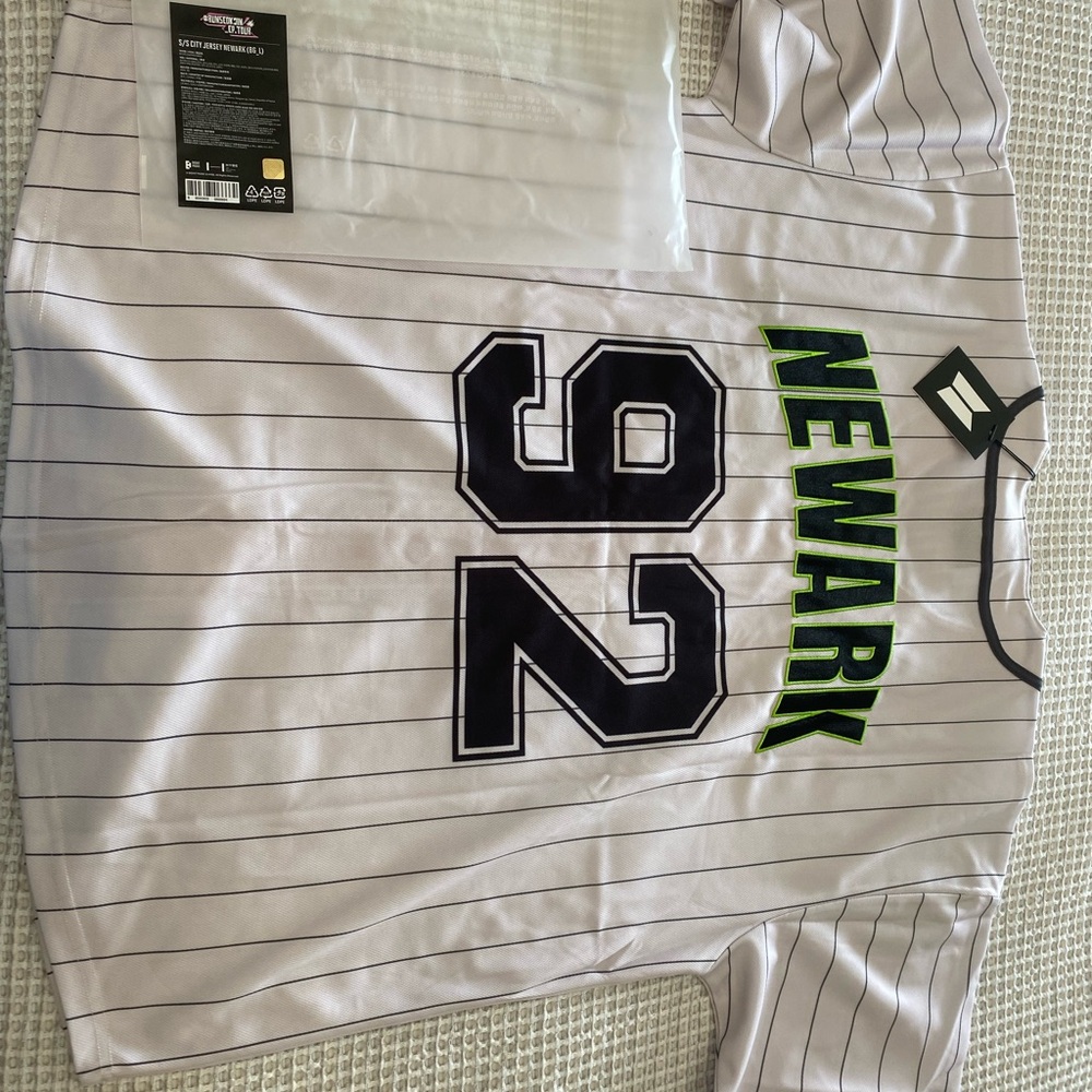 RUNSEOKJIN_EP Tour BTS Jin Seokjin Baseball Jersey Newark L - Picture 4 of 6